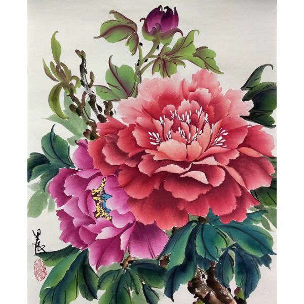 （苹果专拍）写意牡丹的画法详解