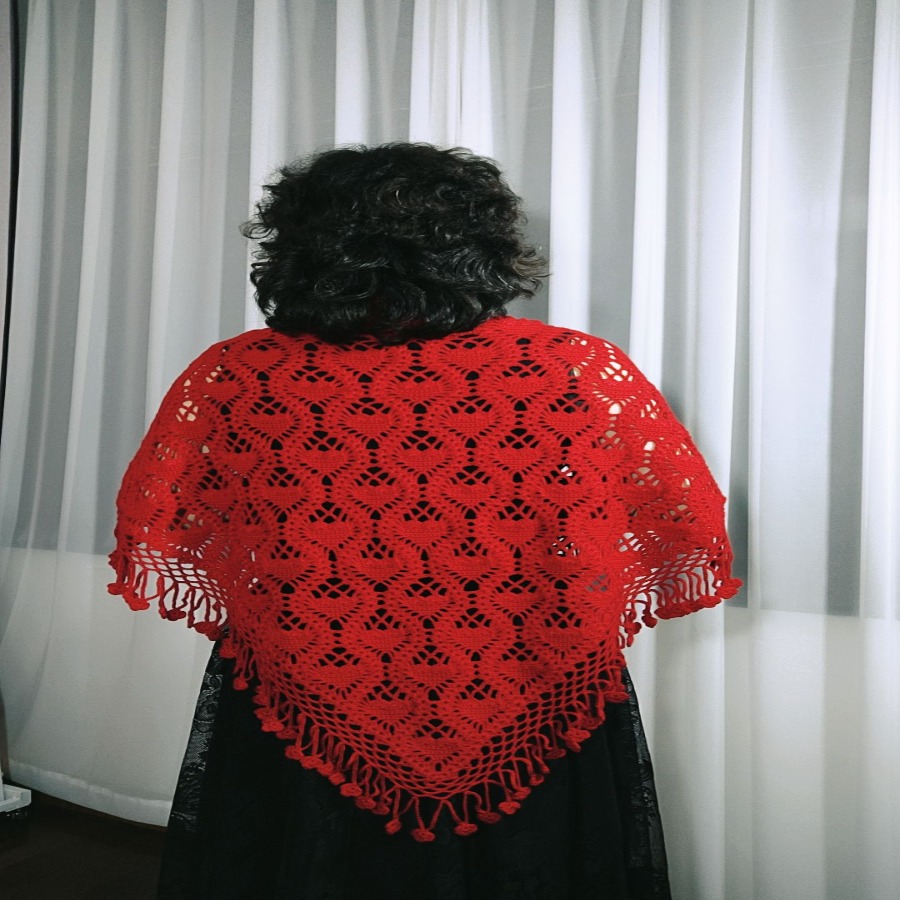 白云心之翼披肩教程