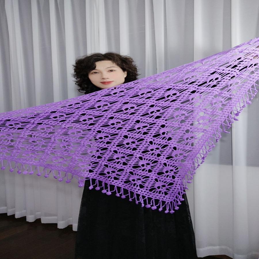 白云骷髅披肩教程