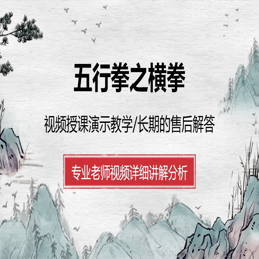 五行拳之横拳课程
