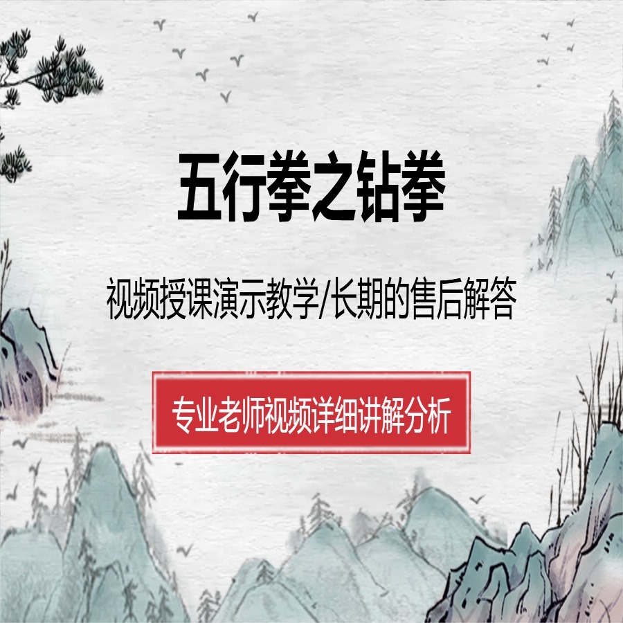 五行拳之钻拳课程