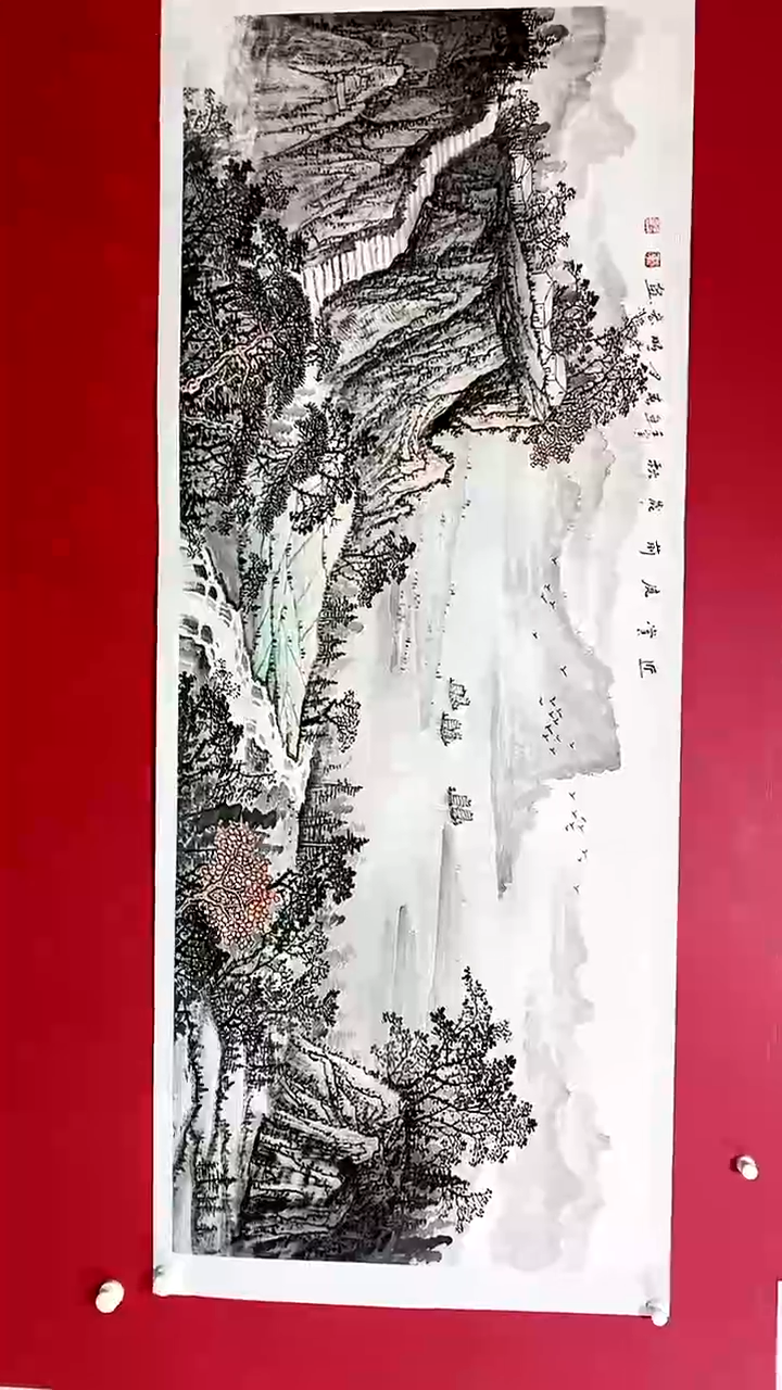 【闪购商品】绘画180*68近赏庭前**