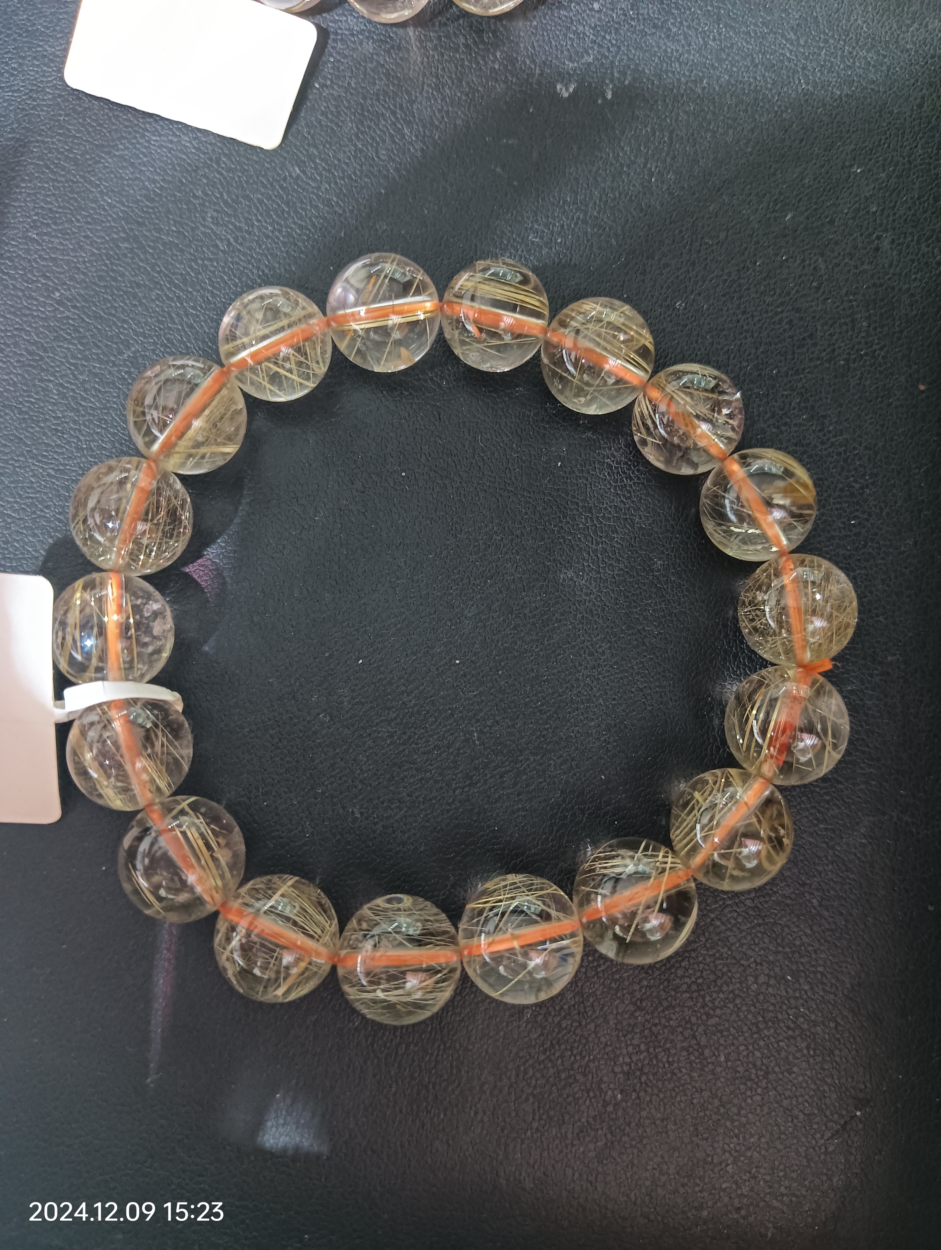 金发晶手串9mm-10mm多样性发其一，请联系客服再下单