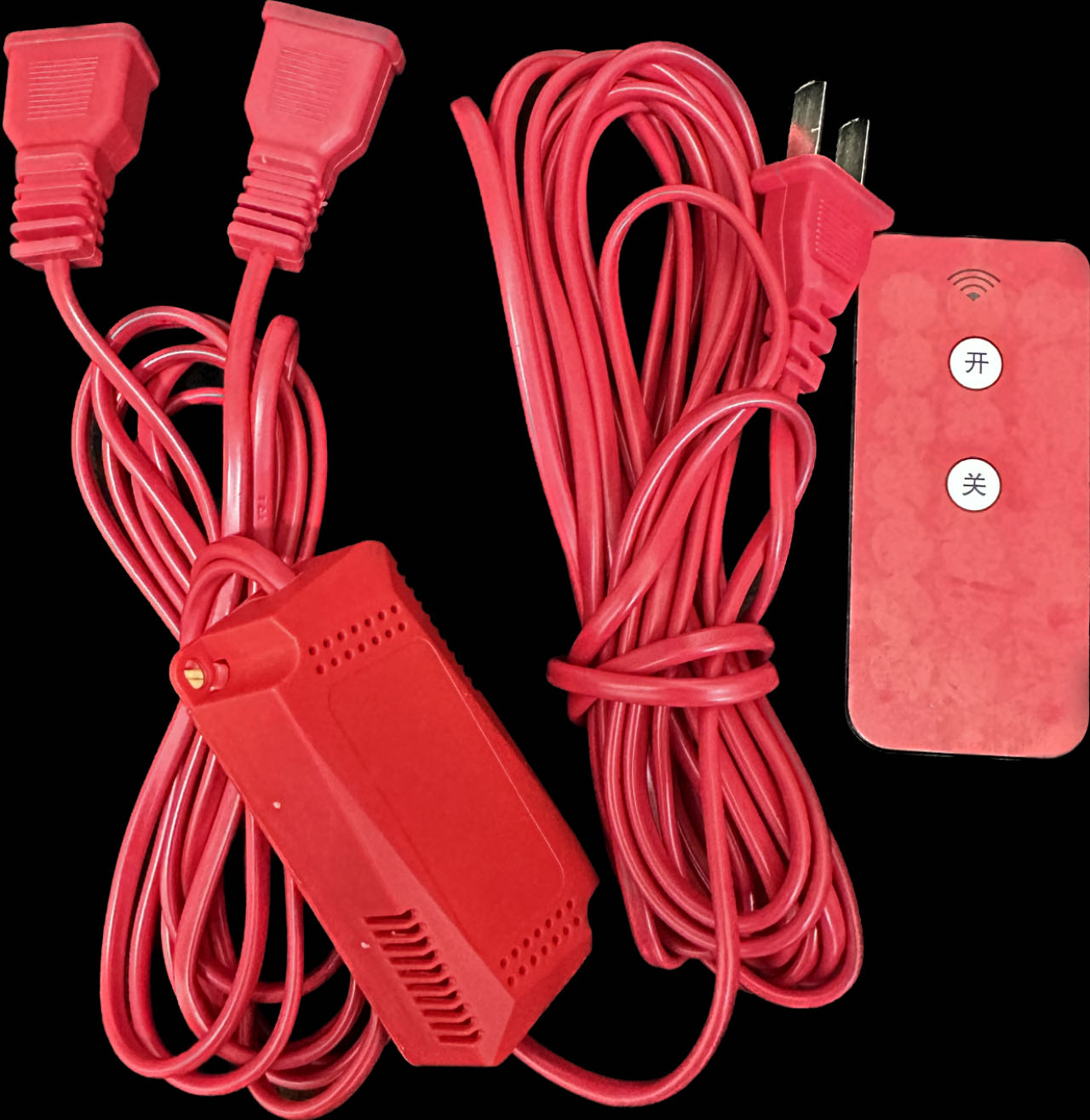 七彩旋转走马灯遥控器延长线