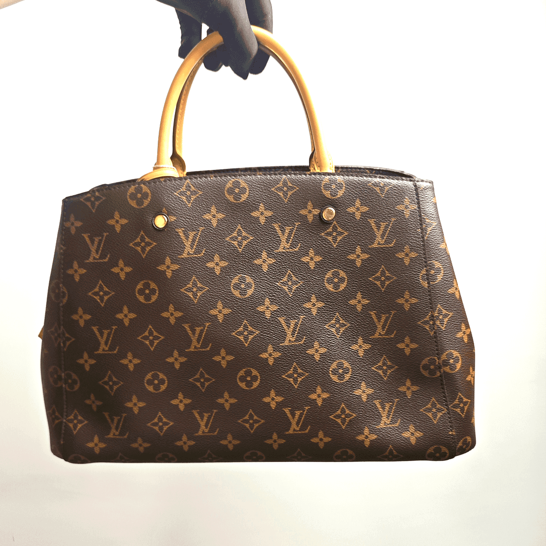 99新 LouisVuitton/路易威登 大迈/lv 蒙田大号/97新
