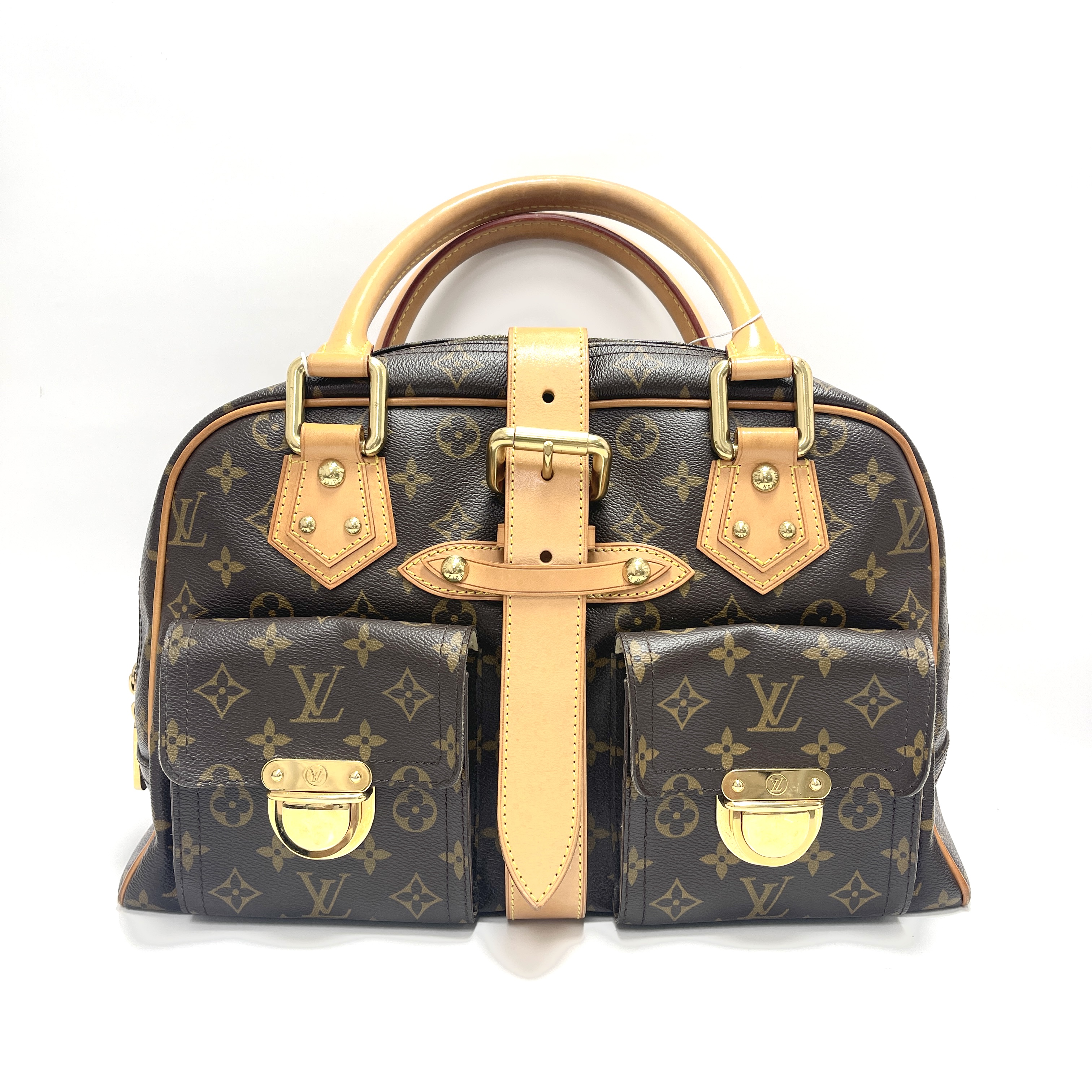 99新 LouisVuitton/路易威登 大迈/LV曼哈顿手提/98新/
