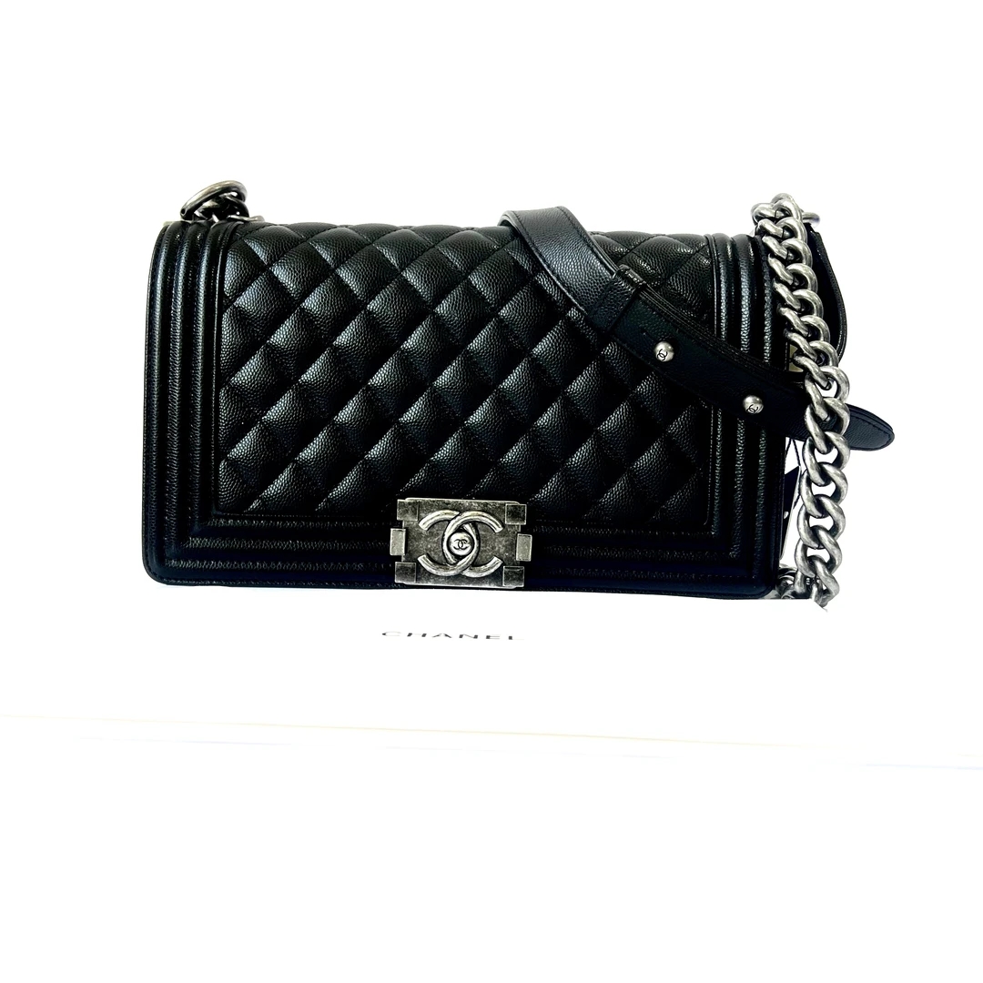 99新 Chanel/香奈儿 大迈/香奈儿leboy中号/99新/73596386