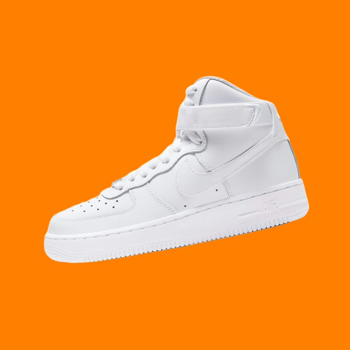 Nike耐克AIR FORCE 1女子纯白空军一号高帮休闲板鞋DH2943-111
