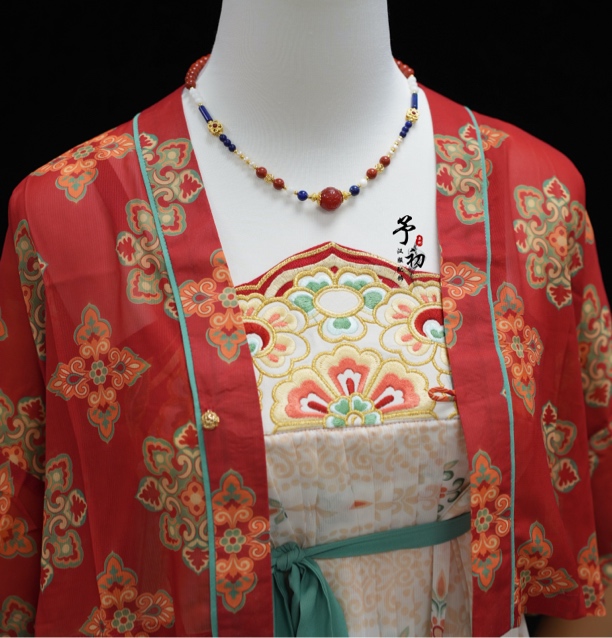 铜合金项链 【长乐】锁骨链原创设计百搭古风新年锁骨链