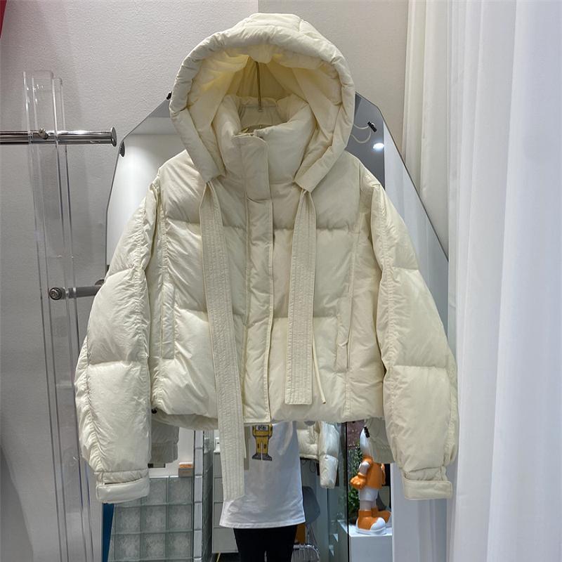 2023年新款冬季羽绒服服女短款宽松小个子羽绒服衣羽绒服袄