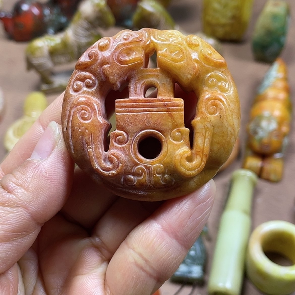 【闪购商品】和田玉（糖玉）颈饰未镶嵌