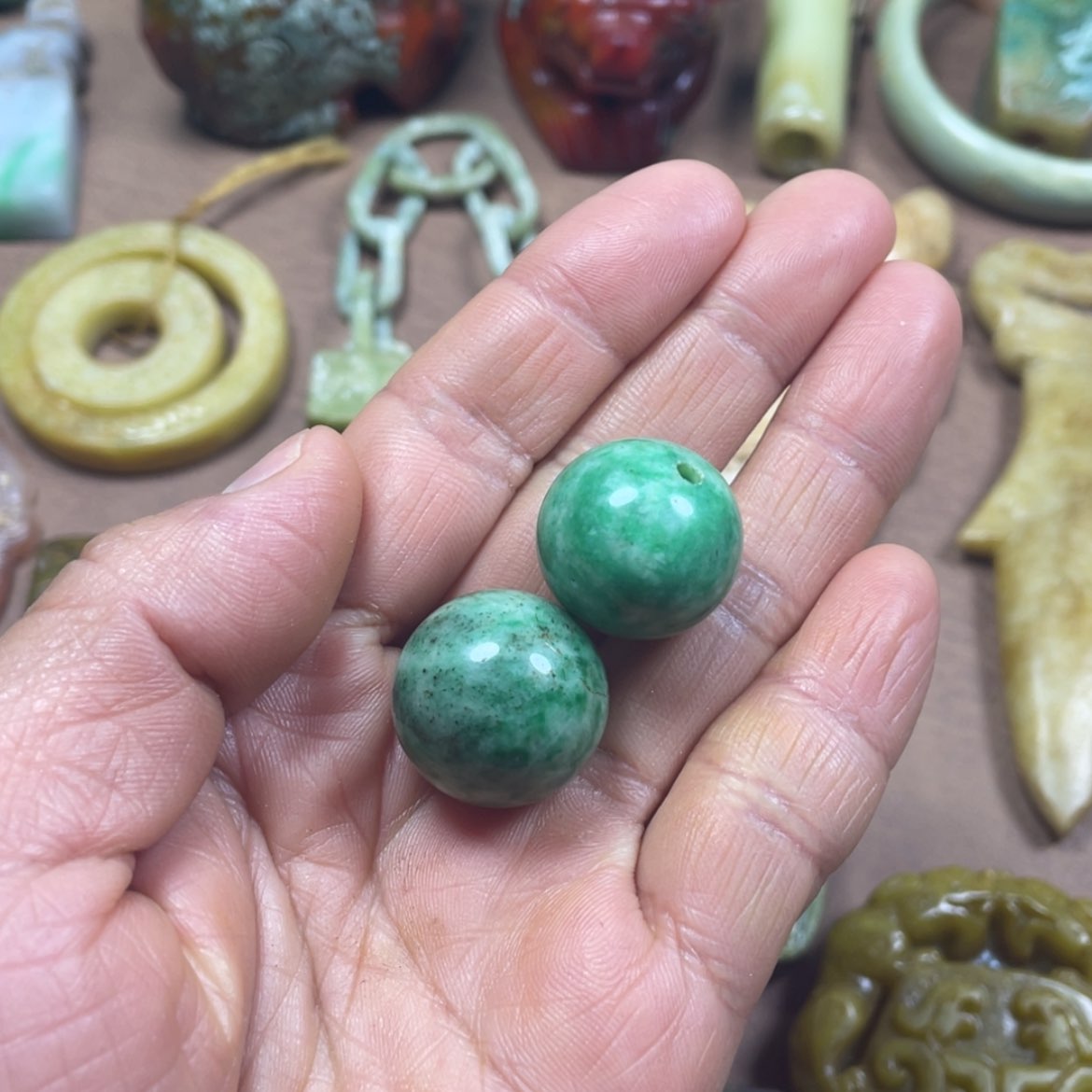 【闪购商品】和田玉（糖玉）挂件未镶嵌