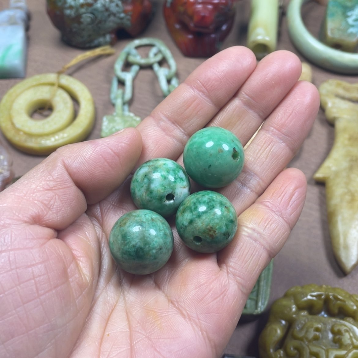 【闪购商品】和田玉（糖玉）挂件未镶嵌