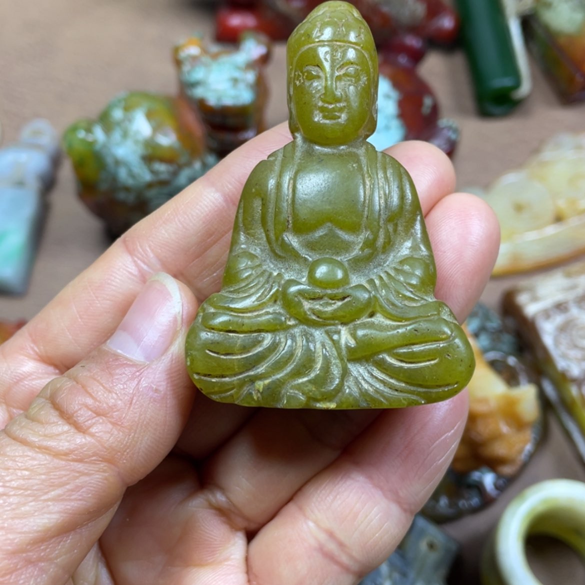 【闪购商品】和田玉（糖玉）挂件未镶嵌
