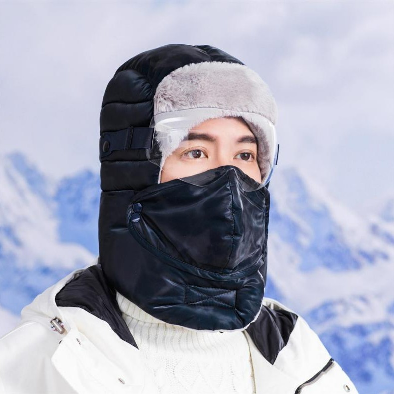 【大麦】秋冬护耳帽加绒加厚冬天骑车女士户外雷锋帽防寒防风保暖帽