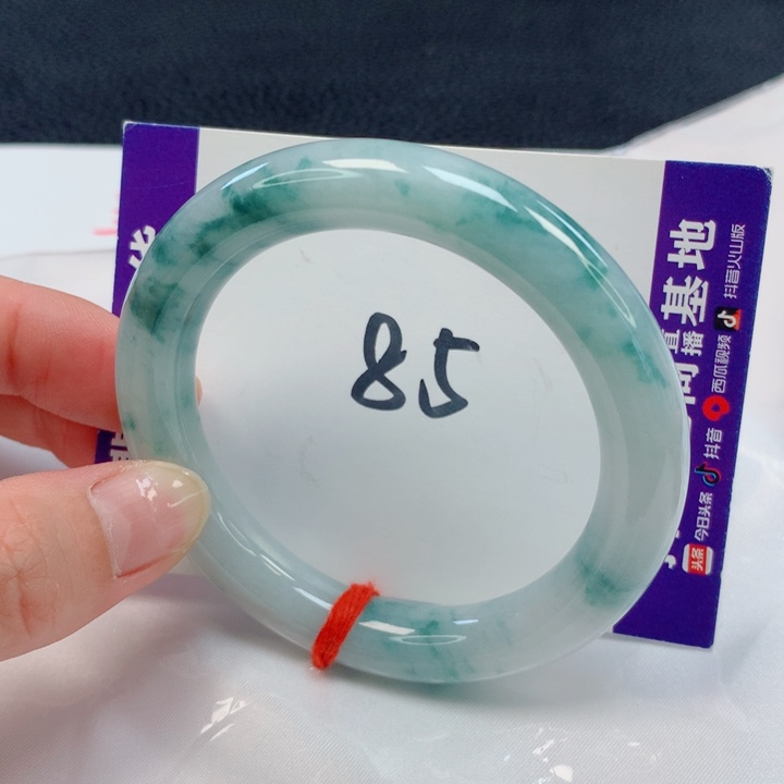 【闪购商品】翡翠手镯（圆镯）未镶嵌55圈口
