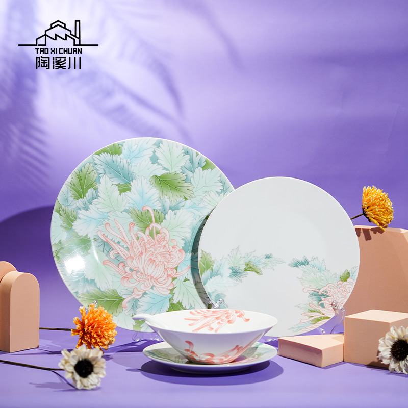 【陶溪川】圆满一人食5件套陶瓷餐具