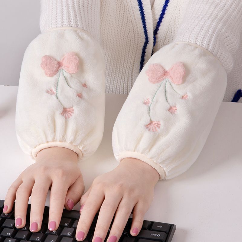 xf袖套短款冬防污耐脏学生女套袖上班儿童护袖工作手袖办公家用护