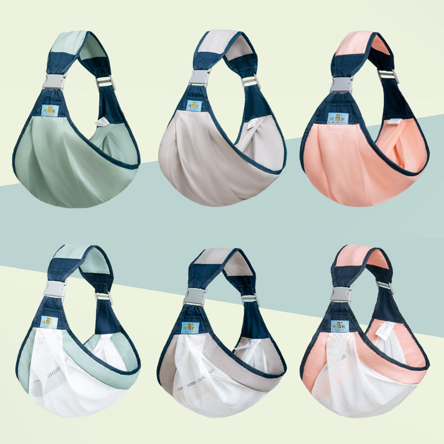 婴儿横抱前抱多功能轻便神器背带外出两用宝宝透气腰带小月龄腰凳