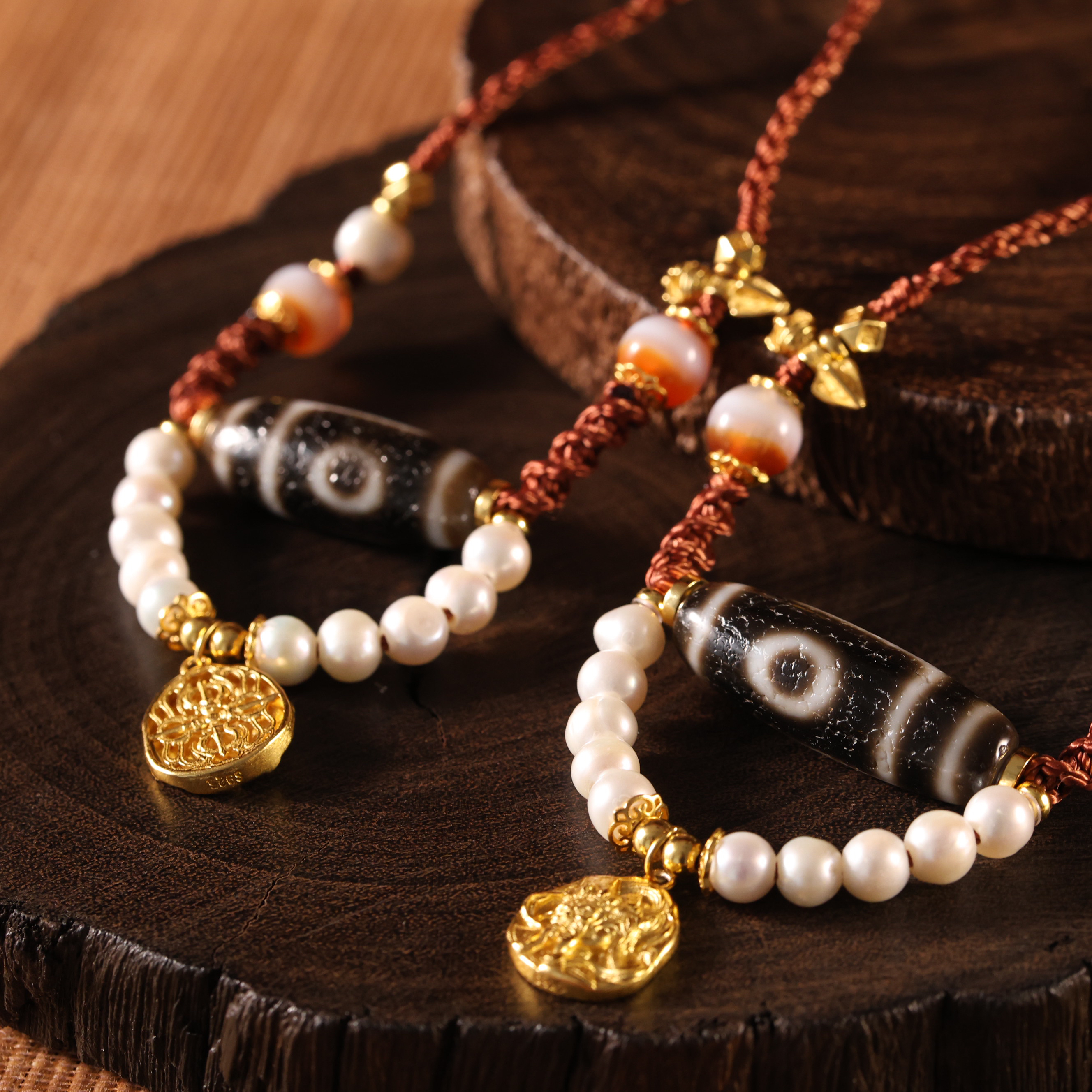 壹加师姐 | 手工设计横版二y玛瑙多宝项链多样性发货发一条6869d