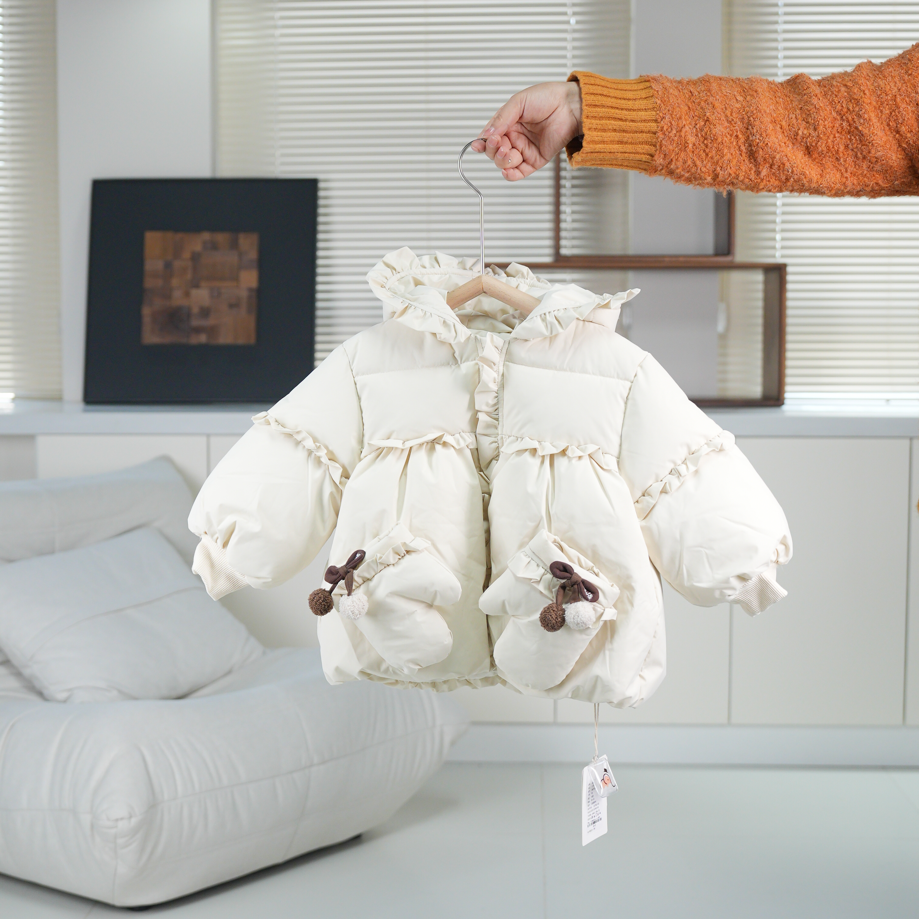 【十一月上新】男女宝可爱小手套羽绒服