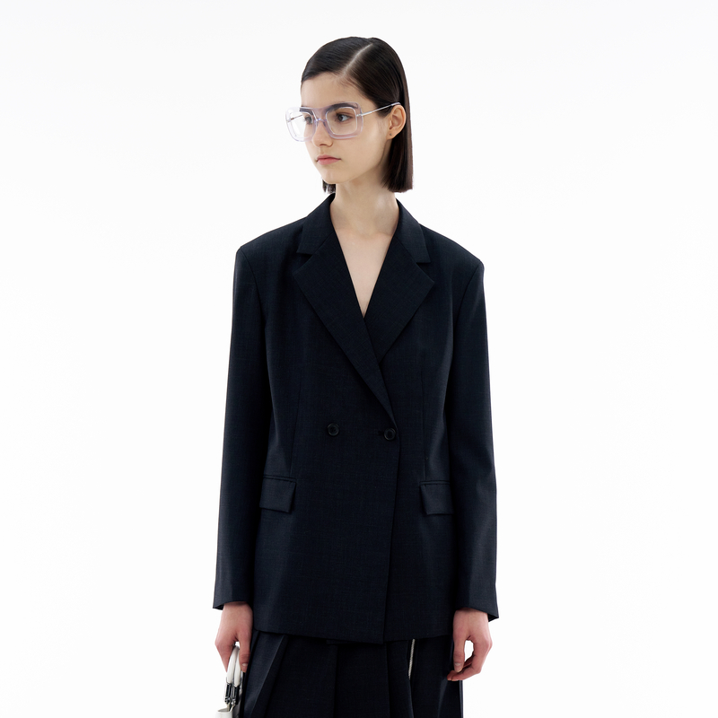 IIIVIVINIKO "意大利后整工艺"澳毛西装外套M412715132B