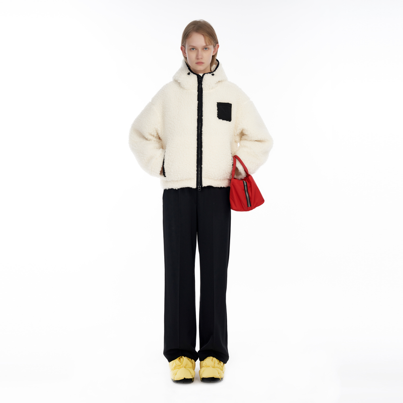 IIIVIVINIKO"新西兰长羊毛"双面穿短外套M340312390D