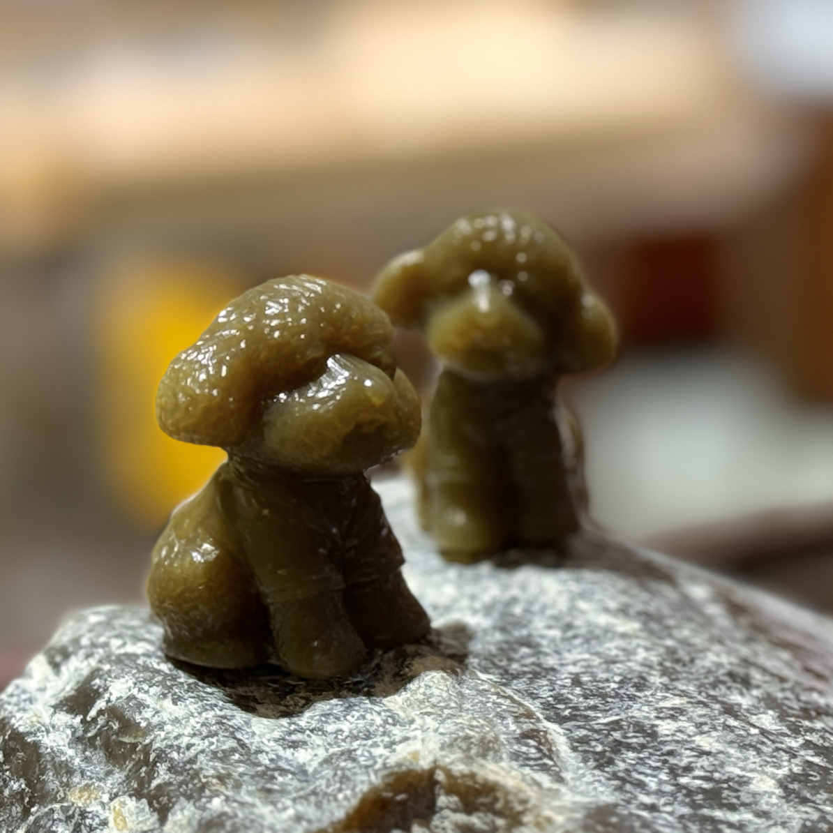 小旺财|招财狗新疆且末金山老红糖泰迪挂件可爱女士吊坠女生礼物