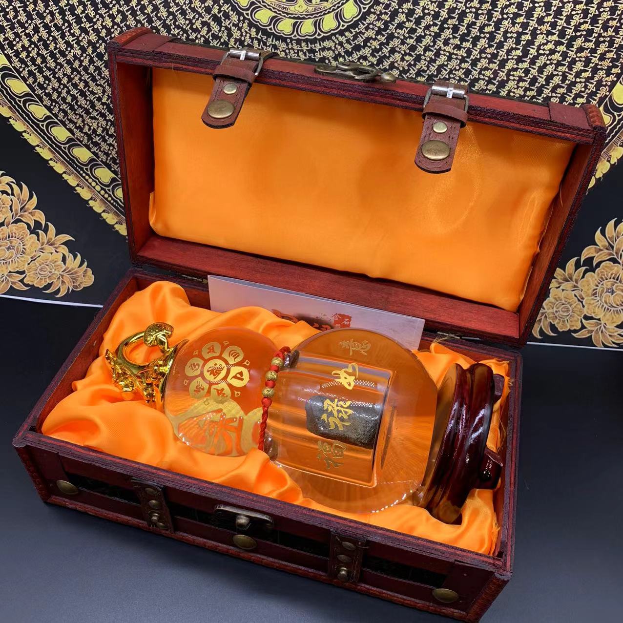 金石保福  葫芦中式家居办公开业礼品摆件
