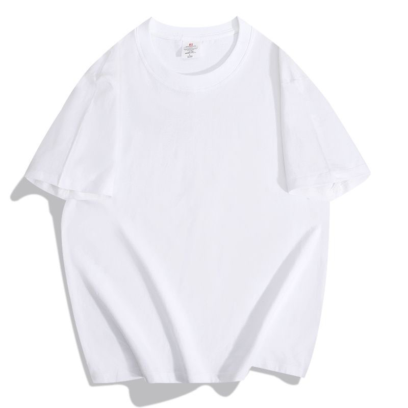 简约百搭男女同款宽松短袖T恤休闲半袖圆领上衣