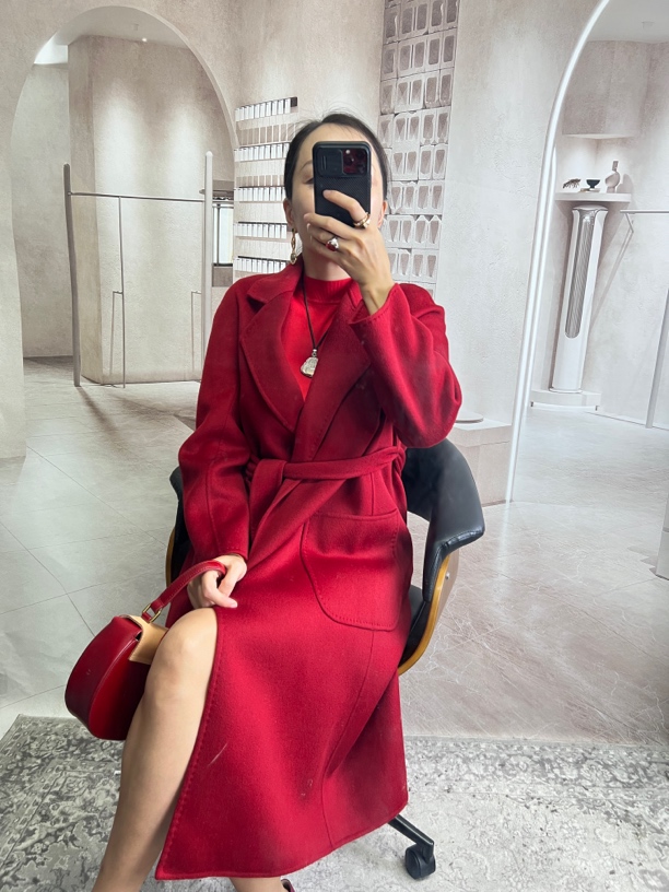 【DuZai独在】经典简约高品质山羊绒长款大衣