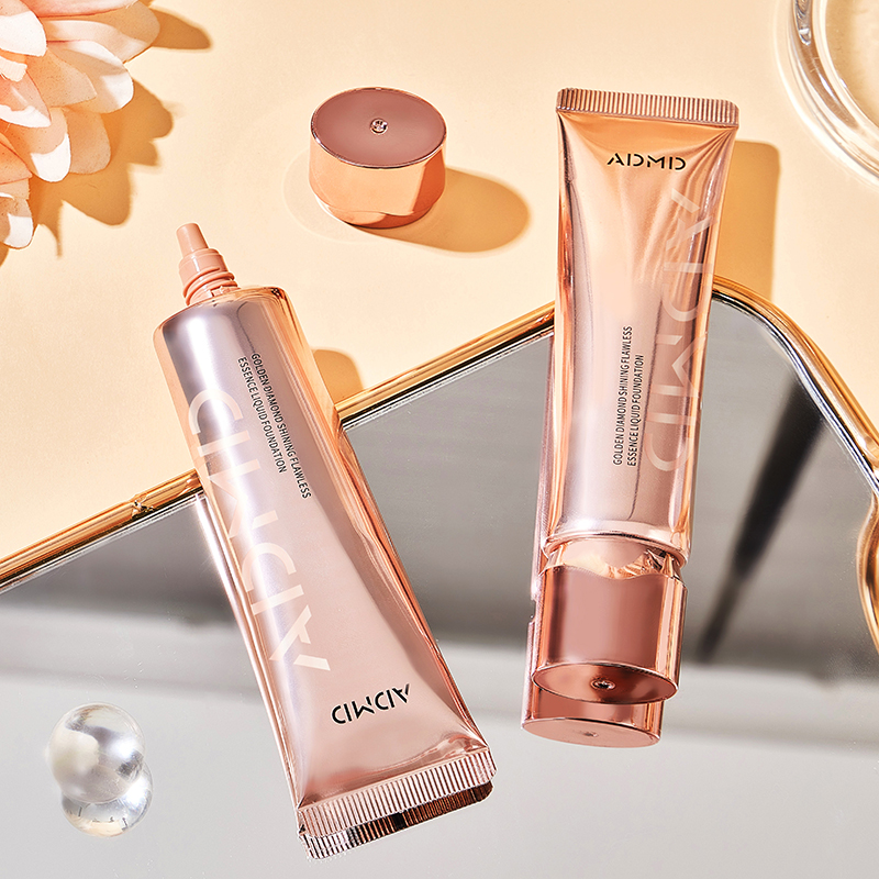 璀璨无瑕精华粉底液持久不脱妆F遮瑕轻薄服帖隐形V粉底液新手适用