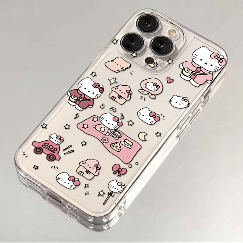 可爱凯蒂合集适用iphone15/13/14苹果12手机壳华为vivo小米oppo套