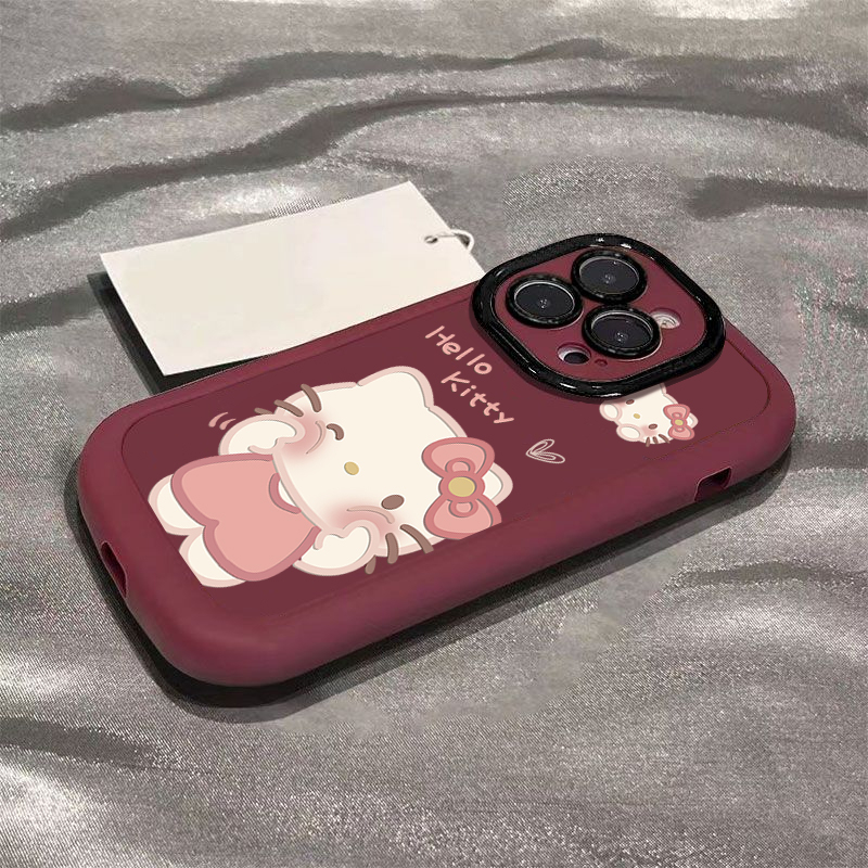 可爱hellokitty适用iphone15/13苹果14手机壳华为vivo小米oppo套