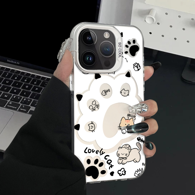 磨砂彩银适用苹果15/iPhone/华为荣耀/OPPO/VIVO/小米手机壳个性