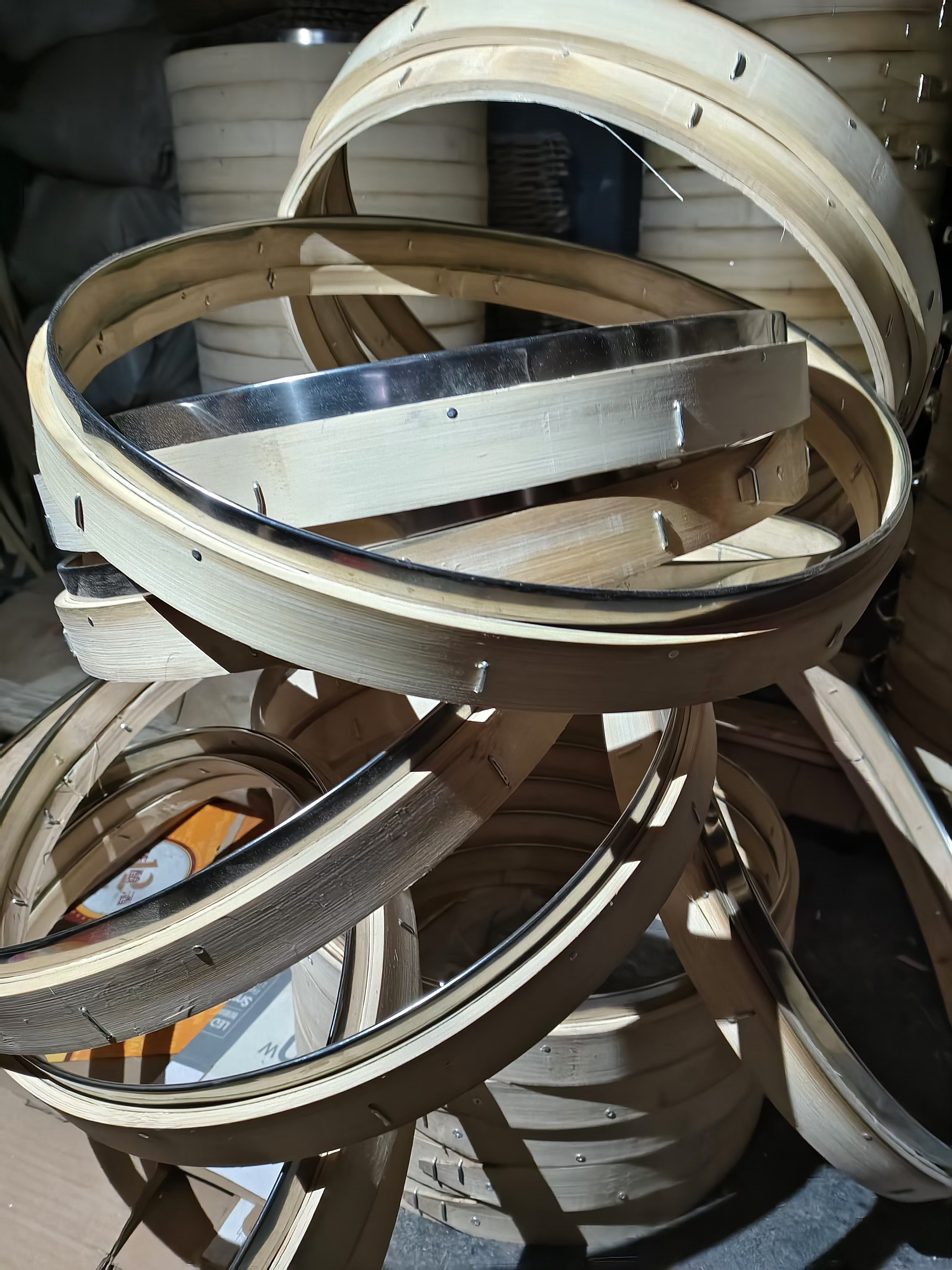 商用竹制蒸笼底脚