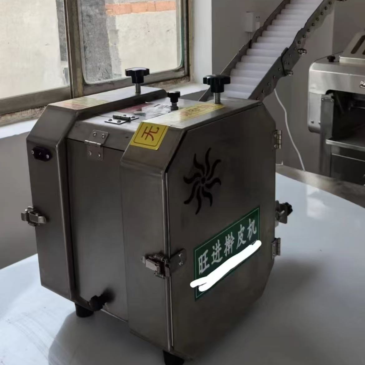 旺进压面皮子机全自动擀皮机商用包子压皮机多简单厂家直销常用