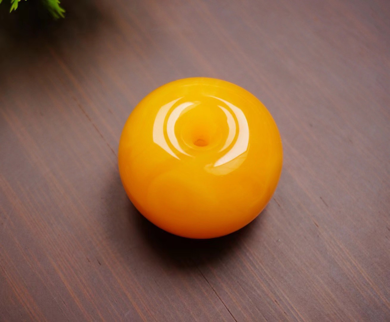 原矿正品浓蜡鸡油红平安扣蜜蜡挂坠