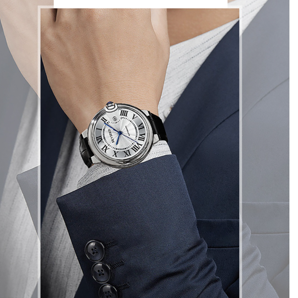 时尚男士全自动多功能机械腕表