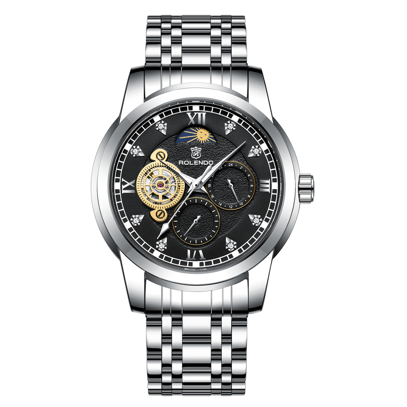 时尚男士全自动多功能机械腕表