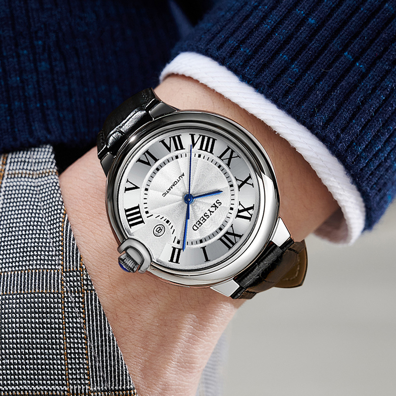 时尚男士全自动多功能机械腕表（李总）