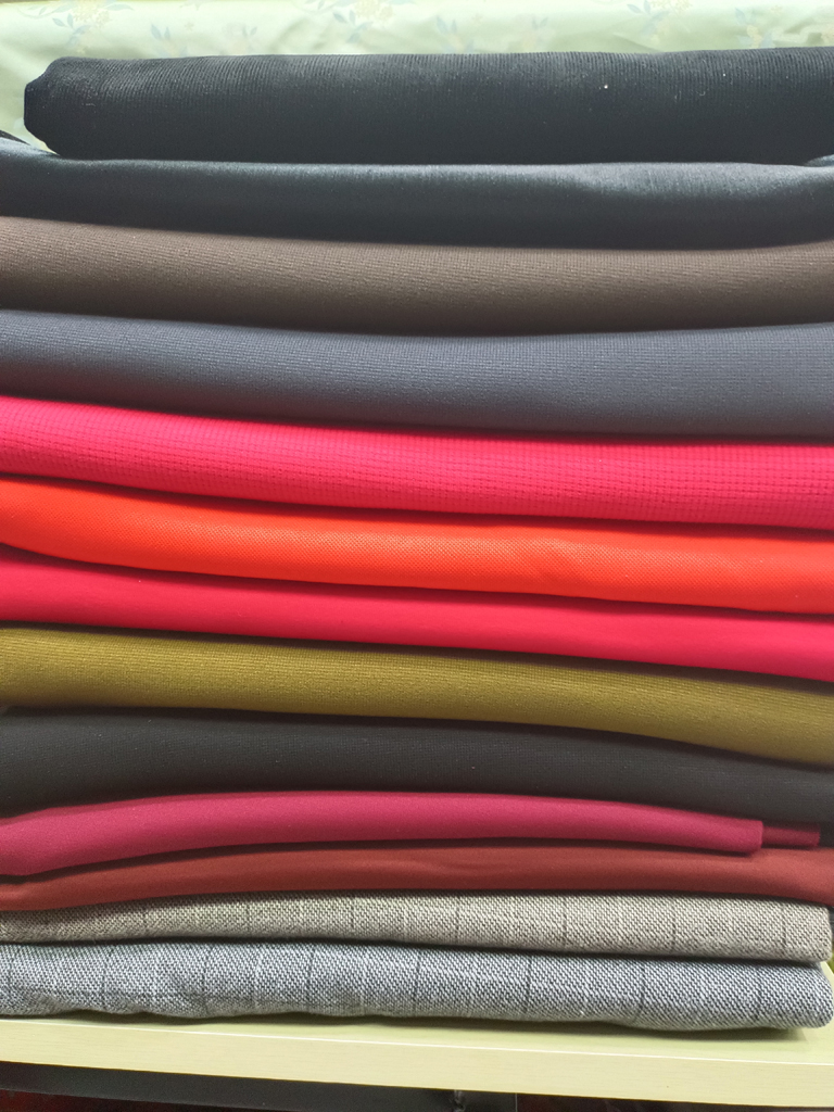 冬季加绒面料 时尚裤子套装服装布料 不支持七天无理由