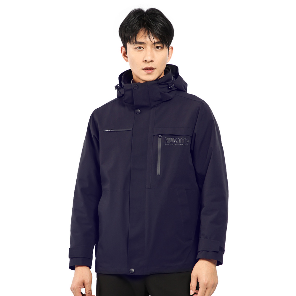 HUMTTO/悍途2023秋冬男士户外登山防泼水保暖两件套冲锋26C558A