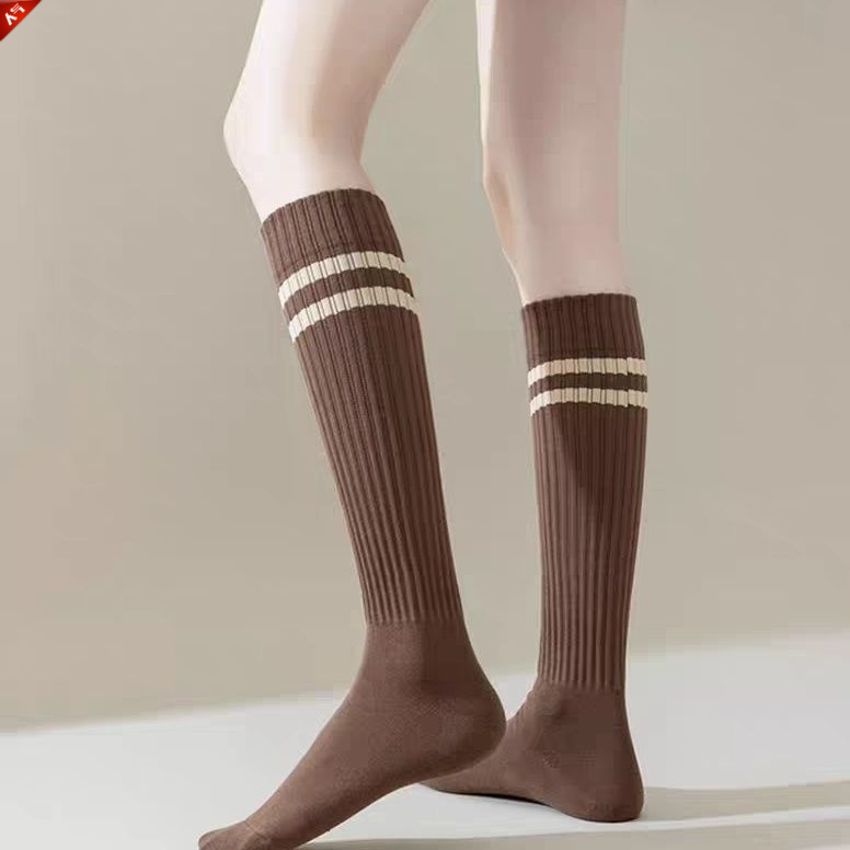日系jk中筒半截学院风条纹冬季长袜小腿袜女秋冬半筒显瘦长筒袜