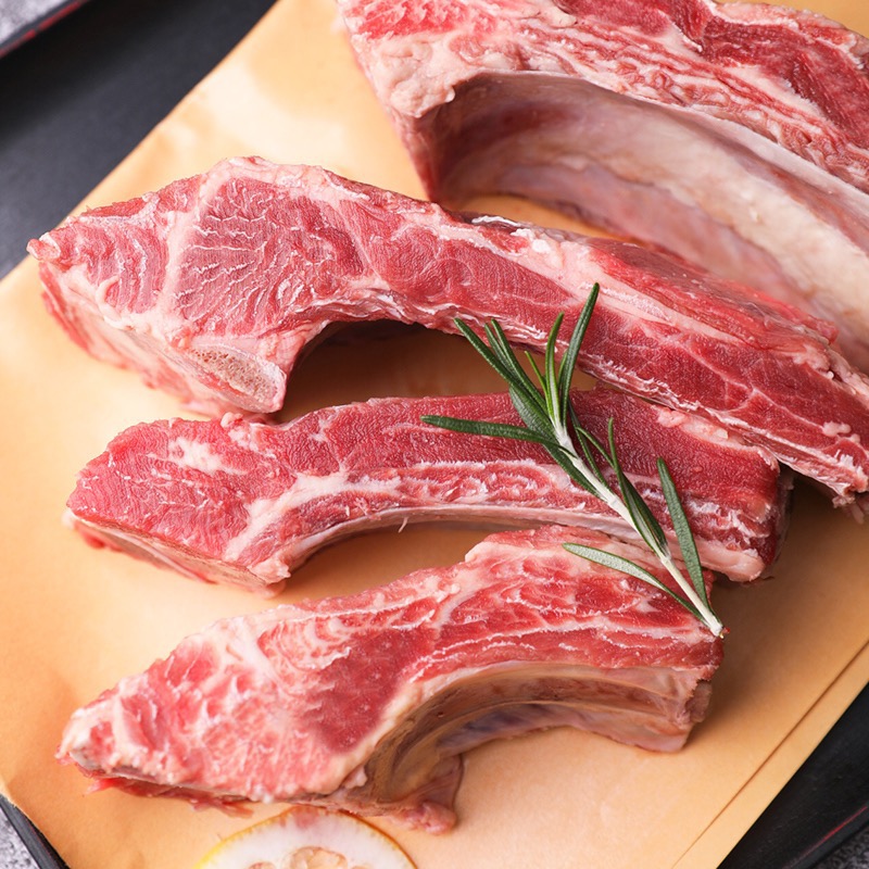 【爆款专享】青草家带骨五肋牛肋排牛排骨牛肉原切红烧4斤 生鲜