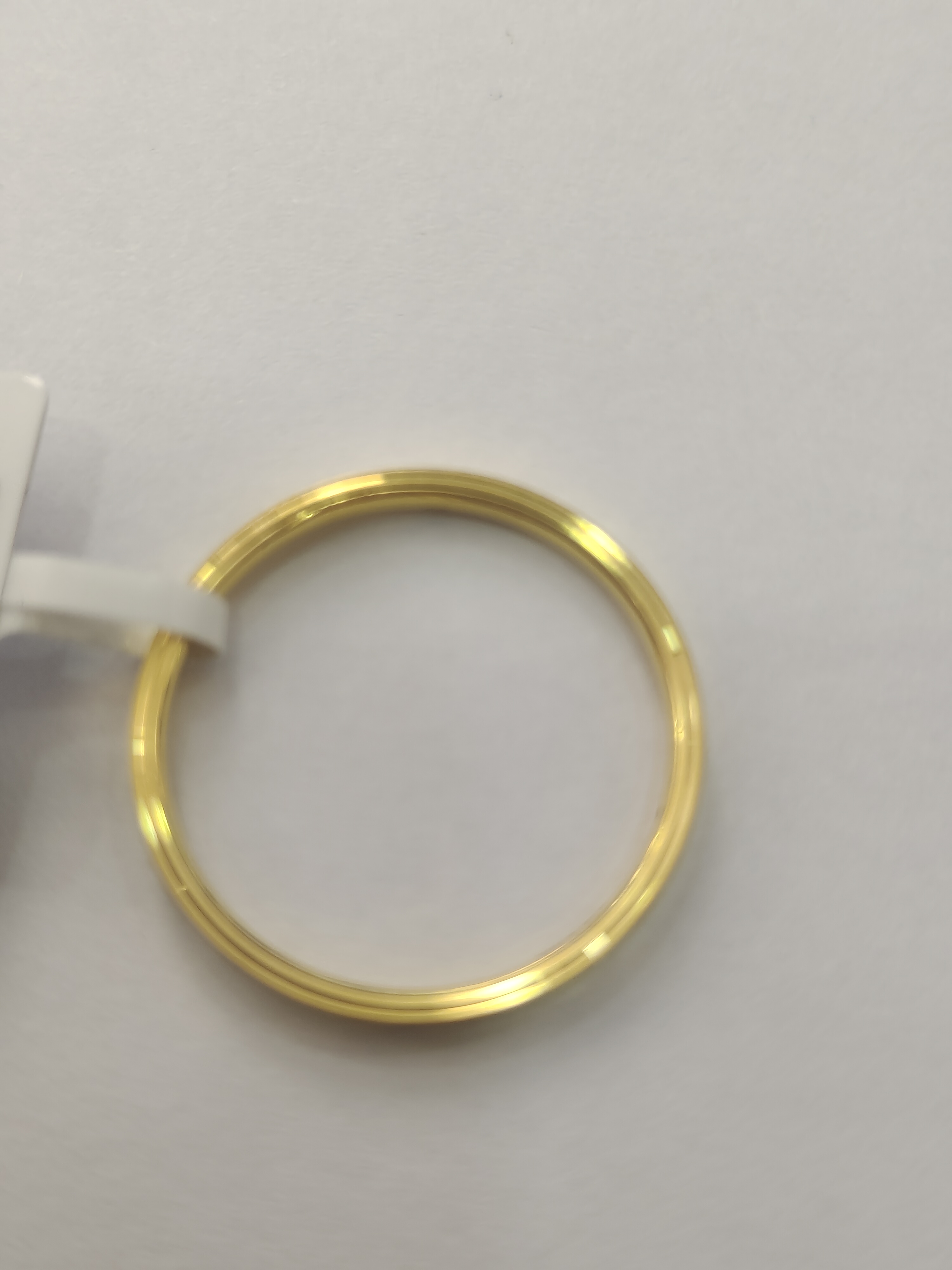 【思思专享】 足金999  黄金米字戒指 1.39  18 圈口 孤品