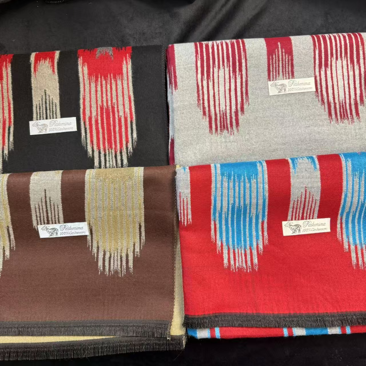 【经典Atlas】188-194艾德莱斯图案民族风披肩围巾+礼袋