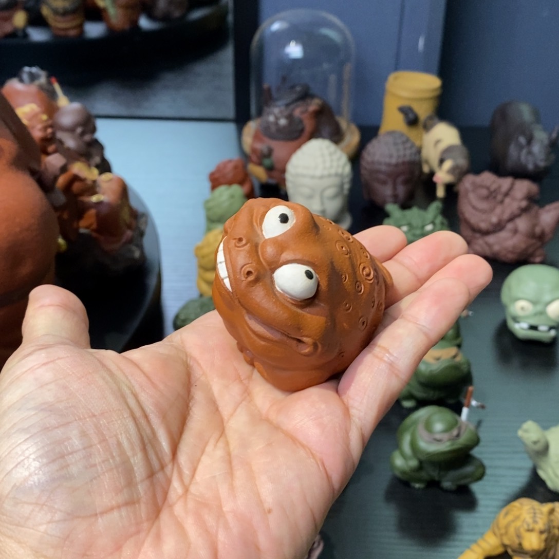 【闪购商品】紫砂茶宠财源滚滚小金蟾