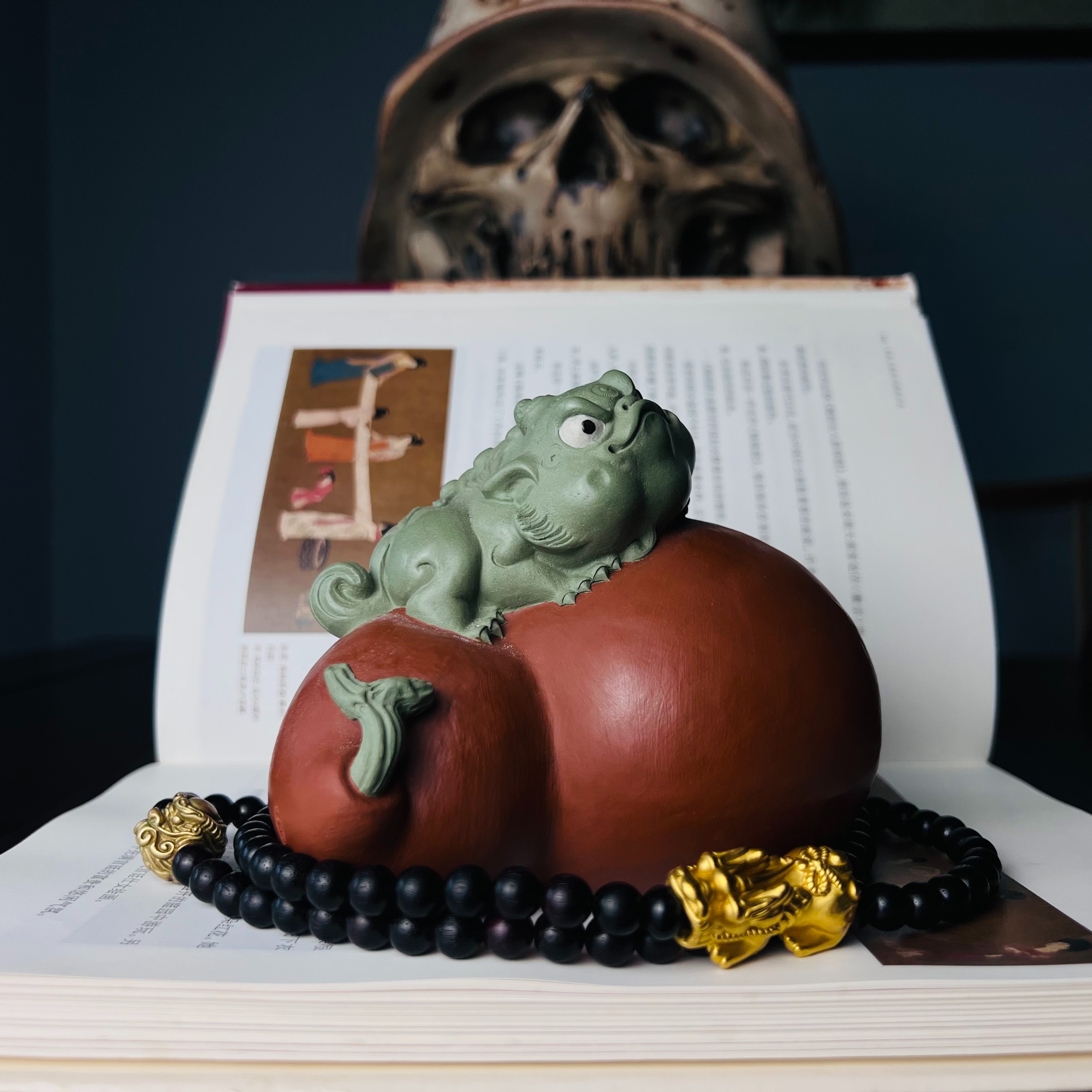 【沈雷】紫砂茶宠护䘵貔貅葫芦升官福禄招财进宝吉祥如意观物紫砂