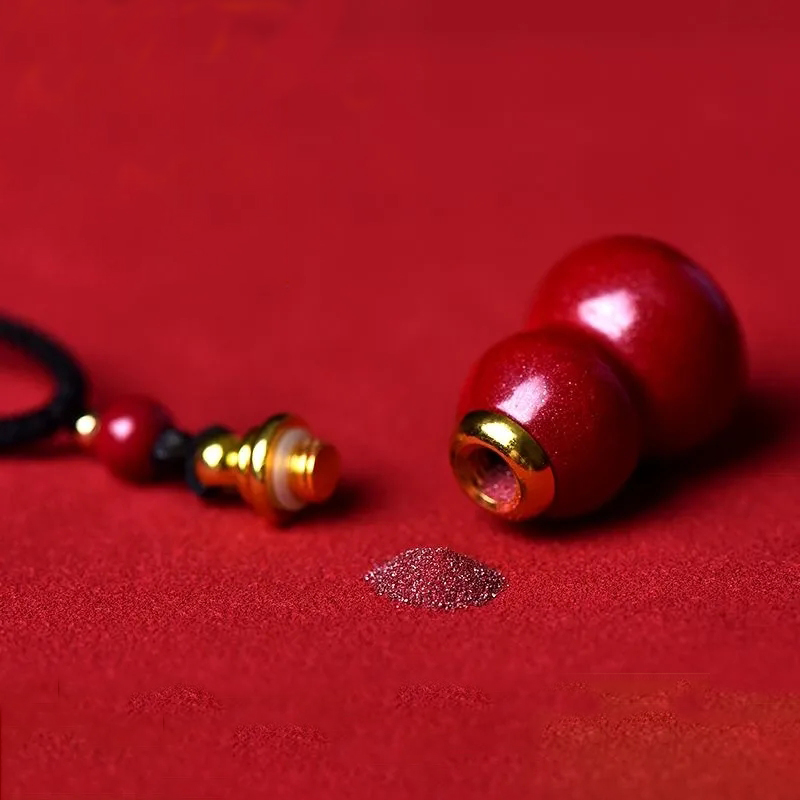 非金属吊坠 真砂合成个性新款装砂小葫芦吊坠男女情侣款时尚项坠